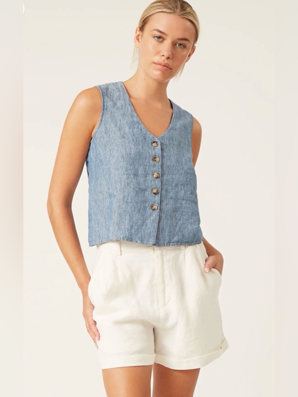 Jordan Linen Canvas Shorts
